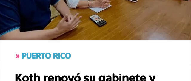 Koth renovó su gabinete y anunció una gestión más austera