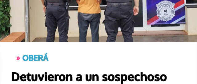 Detuvieron a un sospechoso de una serie de robos tras una investigación policial