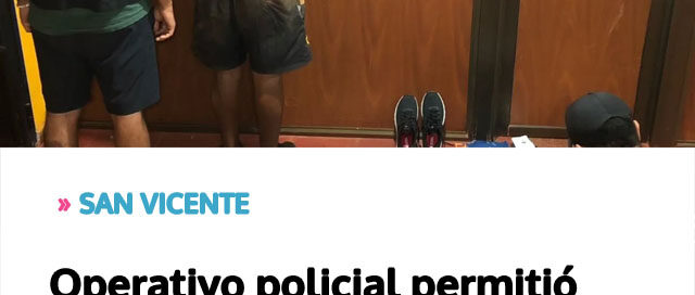 Operativo policial permitió detener a un sospechoso y recuperar objetos robados en dos comercios