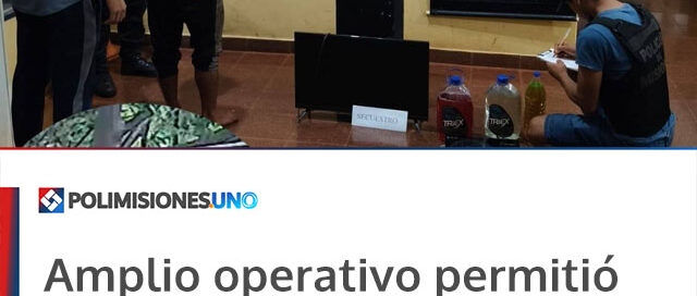 Amplio operativo permitió detener a un delincuente con antecedentes por múltiples robos